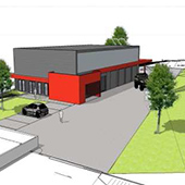 Construction des nouveaux ateliers municipaux à Soufflenheim - Groupe Ecade
