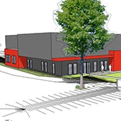 Construction des nouveaux ateliers municipaux à Soufflenheim - Groupe Ecade